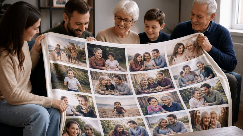 Custom Photo Blankets for Family Reunions